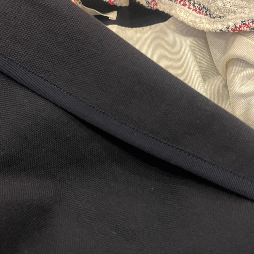 Veronica Beard Navy Dickey Blazer w/ Dickey - Picture 8 of 8